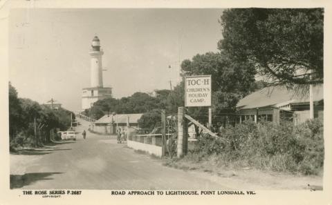 Road Approach to Lighthouse, Point Lonsdale, 1964