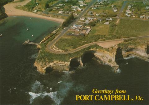 Aerial view of Port Campbell