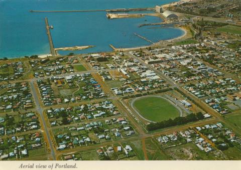 Aerial view of Portland, 1979