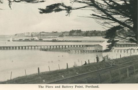 The Piers and Battery Point, Portland, 1948