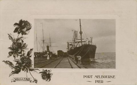 Port Melbourne Pier, 1908