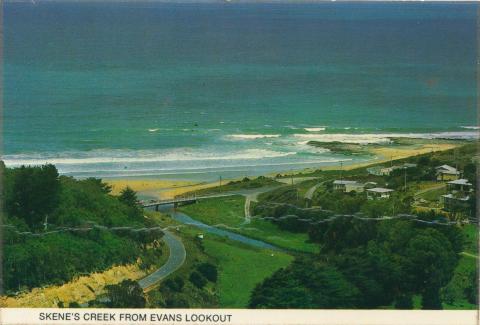 Skenes Creek from Evans lookout, Apollo Bay