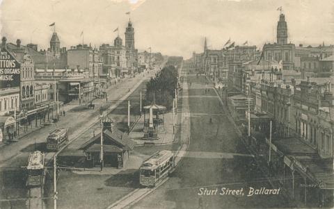 Sturt Street, Ballarat, 1917