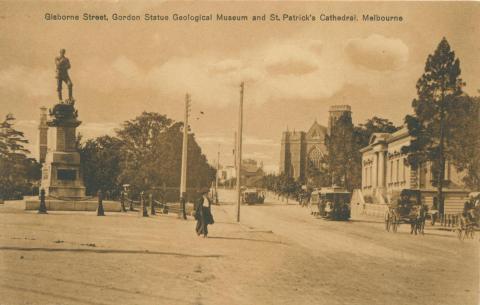 Gordon Statue, Geological Museum and St Patricks Cathederal, East Melbourne