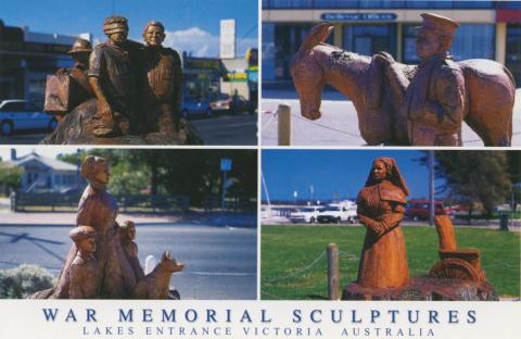 War Memorial Sculptures, The Esplanade, Lakes Entrance, 2006