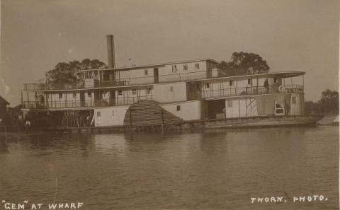 Gem at Wharf, Murray Valley