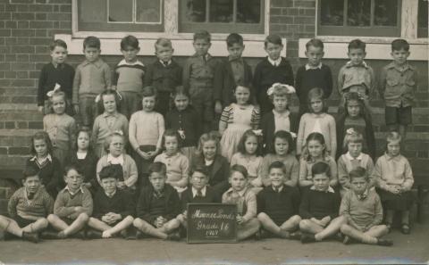 Moonee Ponds school class, 1949