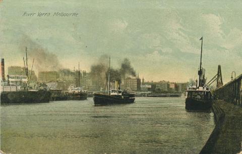 River Yarra, Melbourne, 1908