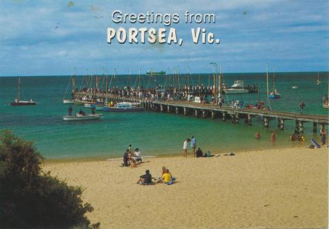 The Beach and Pier, Portsea, 1996