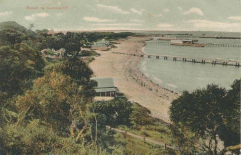 Beach at Queenscliffe, 1900