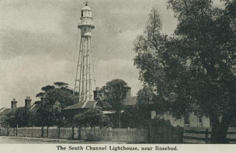 The South Channel Lighthouse, near Rosebud, 1942