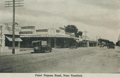 Point Nepean Road, near Rosebud, 1942