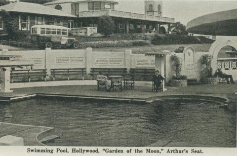 Swimming Pool, Hollywood, Garden of the Moon, Arthurs Seat, 1942