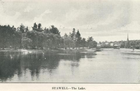 Stawell - The Lake, c1925