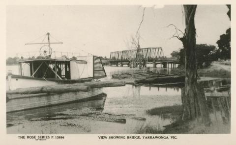 View Showing Bridge, Yarrawonga