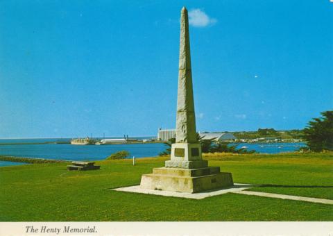 The Henty Memorial, Portland