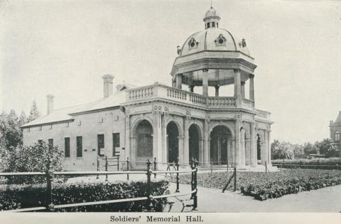 Soldiers' Memorial Hall, Bendigo