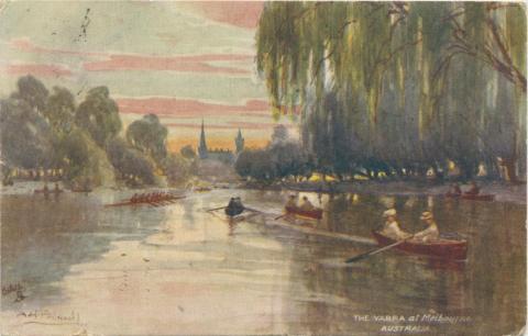 The River Yarra, Melbourne, 1907