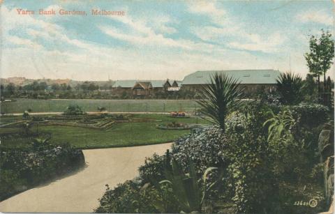 Yarra Bank Gardens, Melbourne, 1907