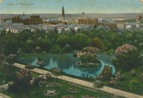 View of Melbourne, 1920