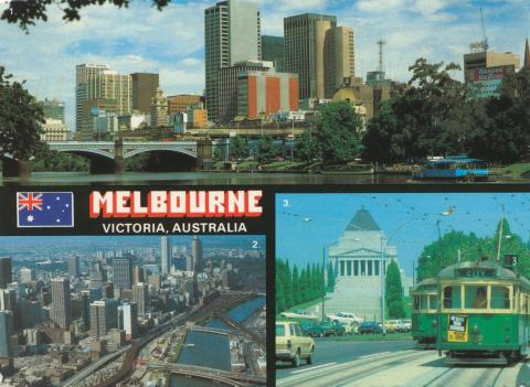 View of City Skyline, Melbourne