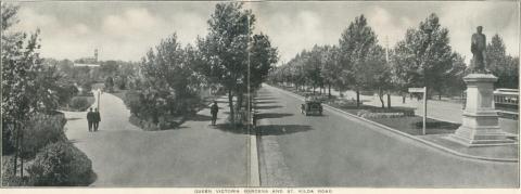 Queen Victoria Gardens and St Kilda Road, Melbourne