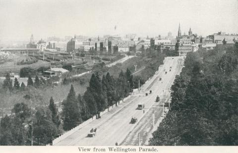 View from Wellington Parade, Melbourne