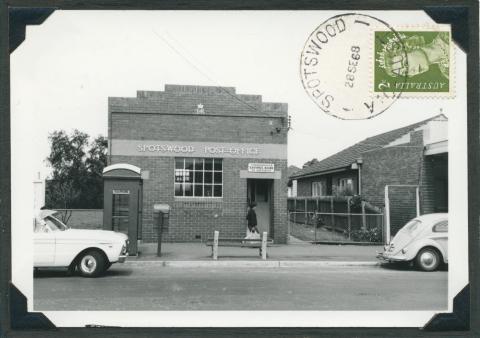 Spotswood Post Office, (opened 1882), 1968