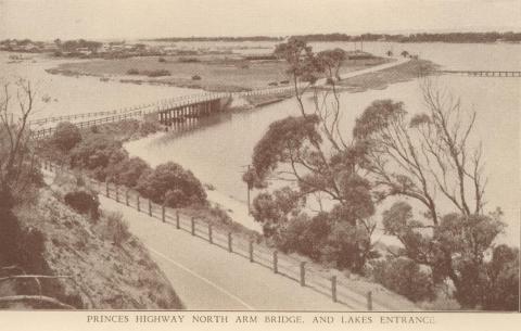 Princes Highway and North Arm Bridge, Lakes Entrance