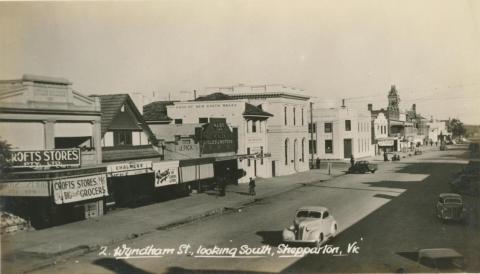 Wyndham Street, looking south, Shepparton