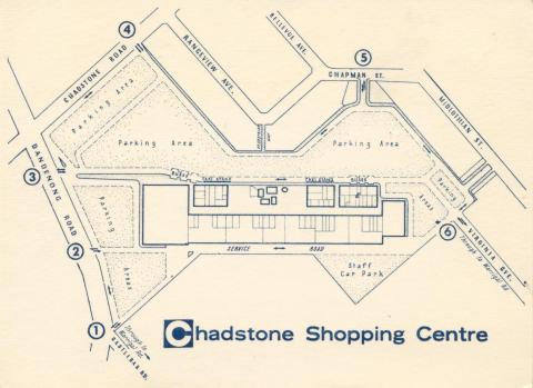 Map of Chadstone Shopping Centre - Official Preview, 1960