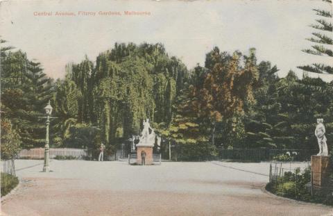 Central Avenue, Fitzroy Gardens, Melbourne, 1906