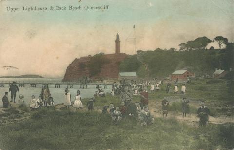 Upper Lighthouse and Back Beach, Queenscliff, 1909