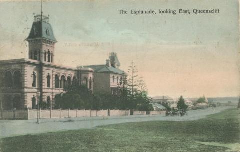 The Esplanade, looking east, Queenscliff, 1907