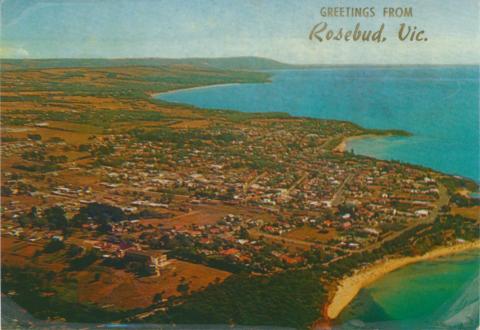 Aerial view of Mornington Peninsula, looking south to Mt Martha