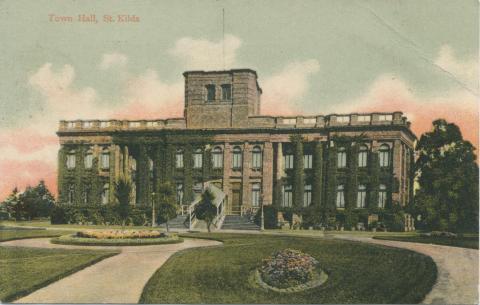 Town Hall, St Kilda, 1906