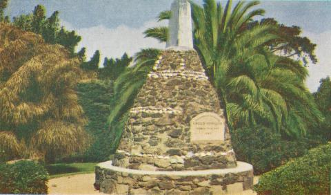 The Angus McMillan Cairn, Sale, 1956