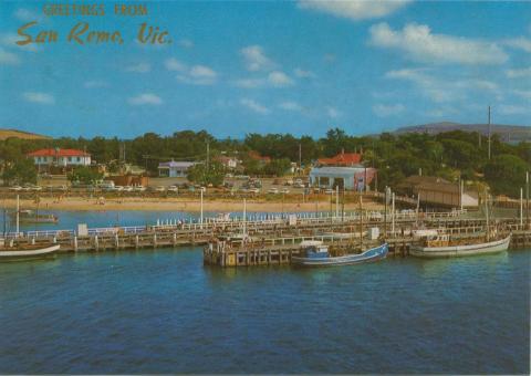 The wharves and Marine Parade, San Remo