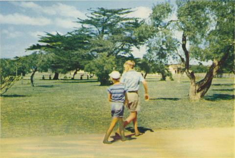 In the Park at Seaspray, 1975