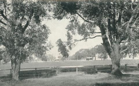 The recreation reserve, Seymour