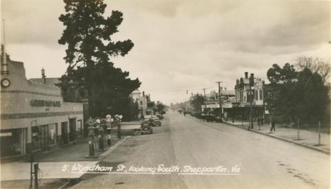 Wyndham Street, looking south, Shepparton