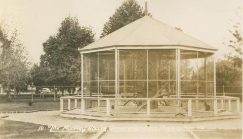 The monkey house, Queens Gardens, Shepparton