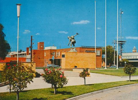 War Memorial and Tourist Tower in the background, Shepparton