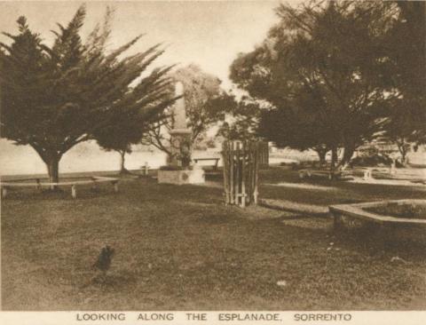 Looking along the Esplanade, Sorrento