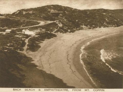 Back Beach and Amphitheatre, from Mt Coppin, Sorrento