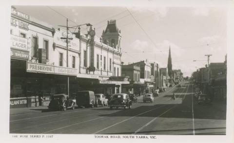 Toorak Road, South Yarra, 1950