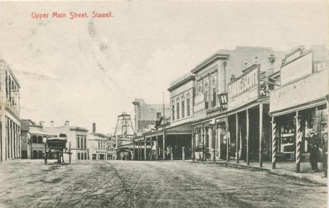 Upper Main Street, Stawell, 1909