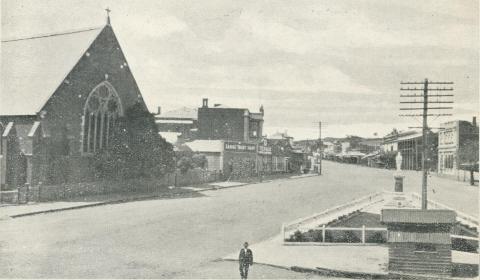 Main Street, looking north, Stawell, 1935