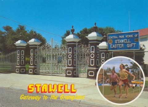 Central Park Memorial Gates and venue of the Stawell Gift, Stawell