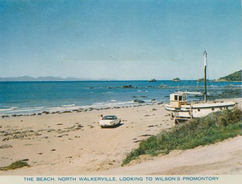 The Beach, North Walkerville, Looking to Wilson's Promontory, 1978